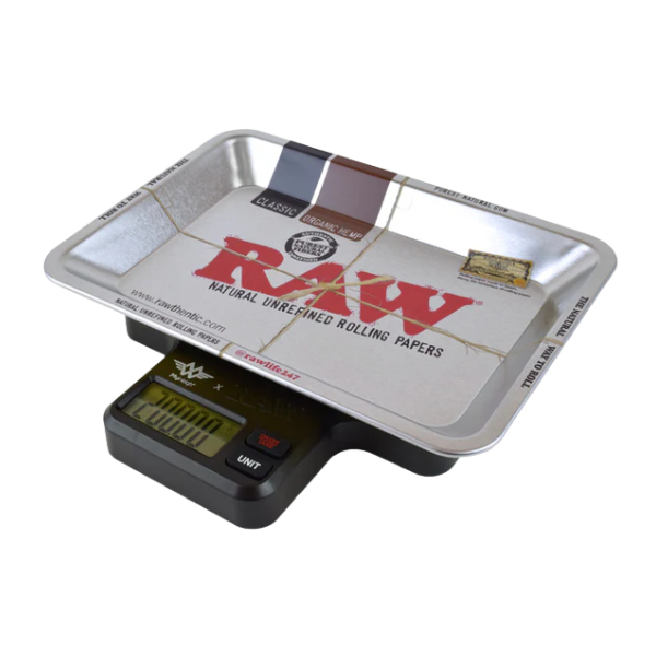 THCVS Rolling Tray/ Scale Set / White